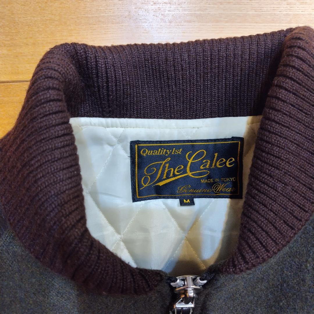 ユ*3様 CALEE　ウール×レザー スタジャン　M