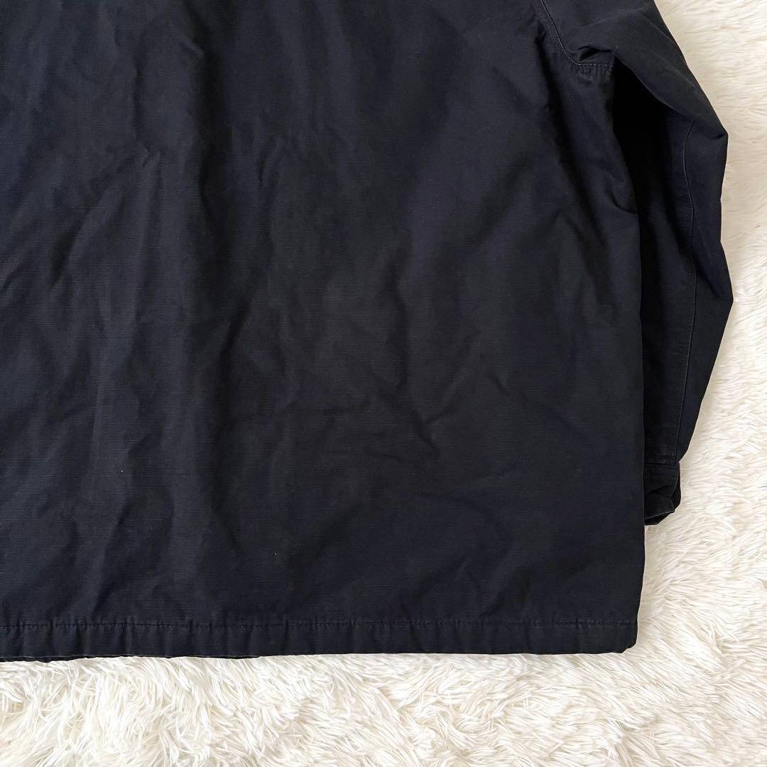 【希少4XL】Carhartt カバーオール 裏地キルティング ブラック