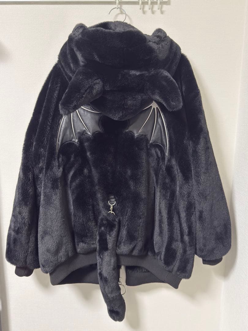 『REFLEM/レフレム』DEVILデザインファーパーカー/ファーブルゾン