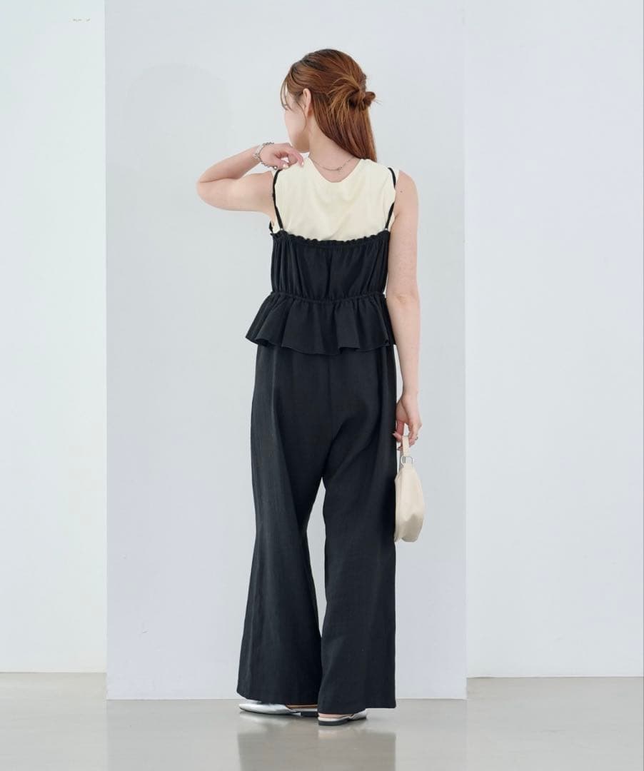 Kastane／ペプラムキャミサロペット