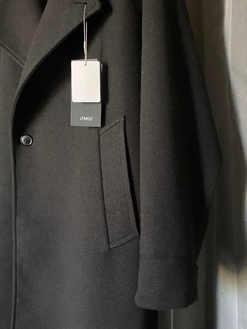 【タグ付き新品】LOWRYS FARM ウールライクスタンドコート ブラック M