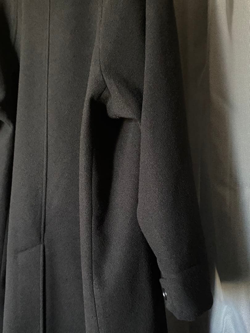 【タグ付き新品】LOWRYS FARM ウールライクスタンドコート ブラック M