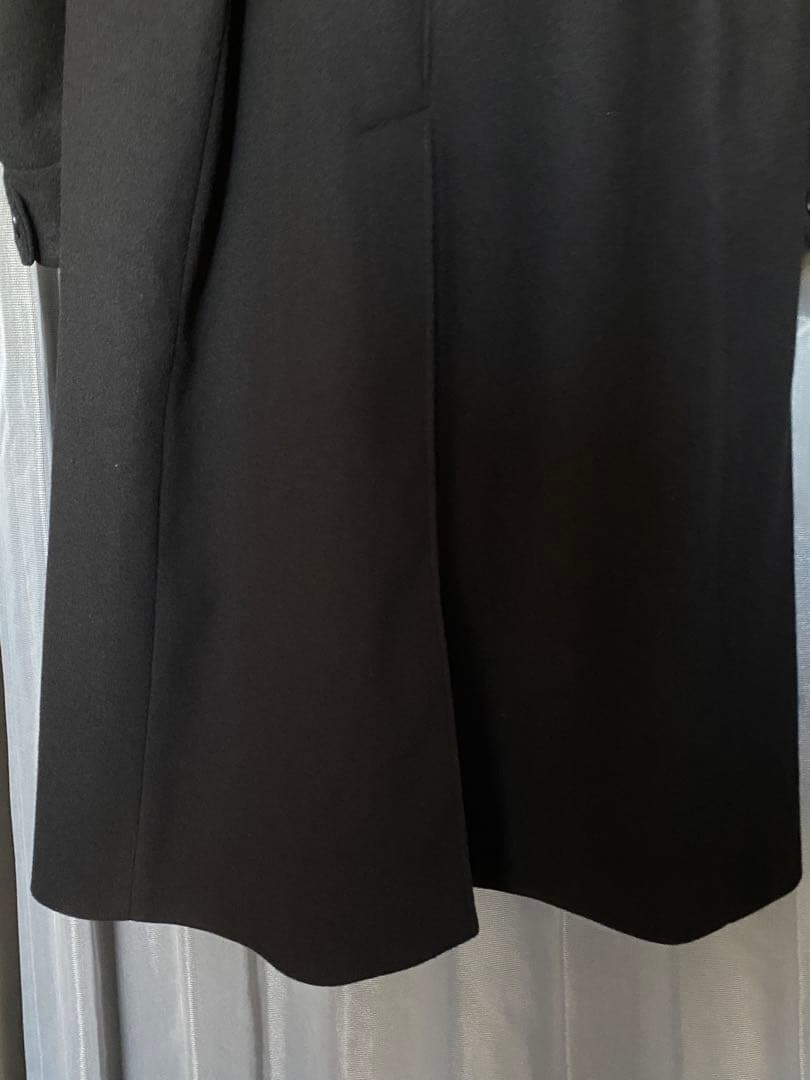 【タグ付き新品】LOWRYS FARM ウールライクスタンドコート ブラック M