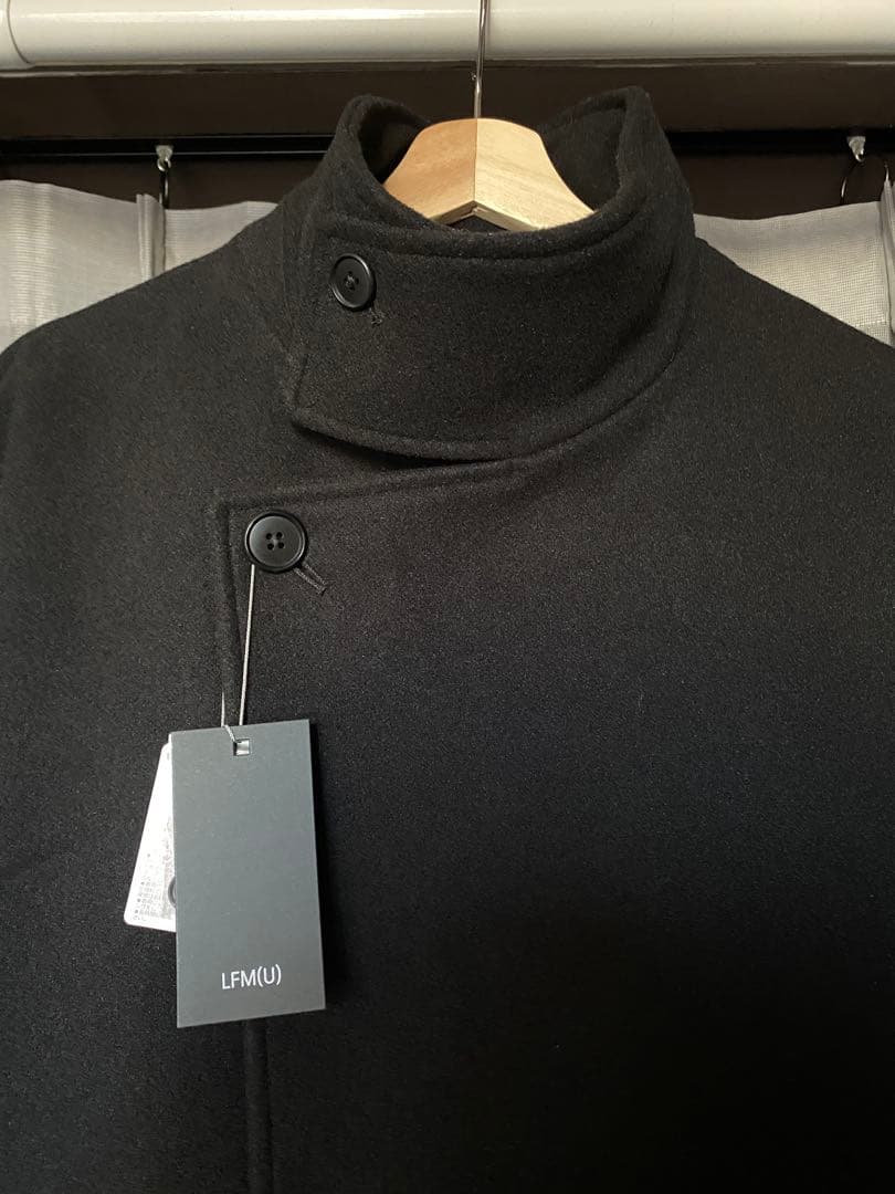 【タグ付き新品】LOWRYS FARM ウールライクスタンドコート ブラック M