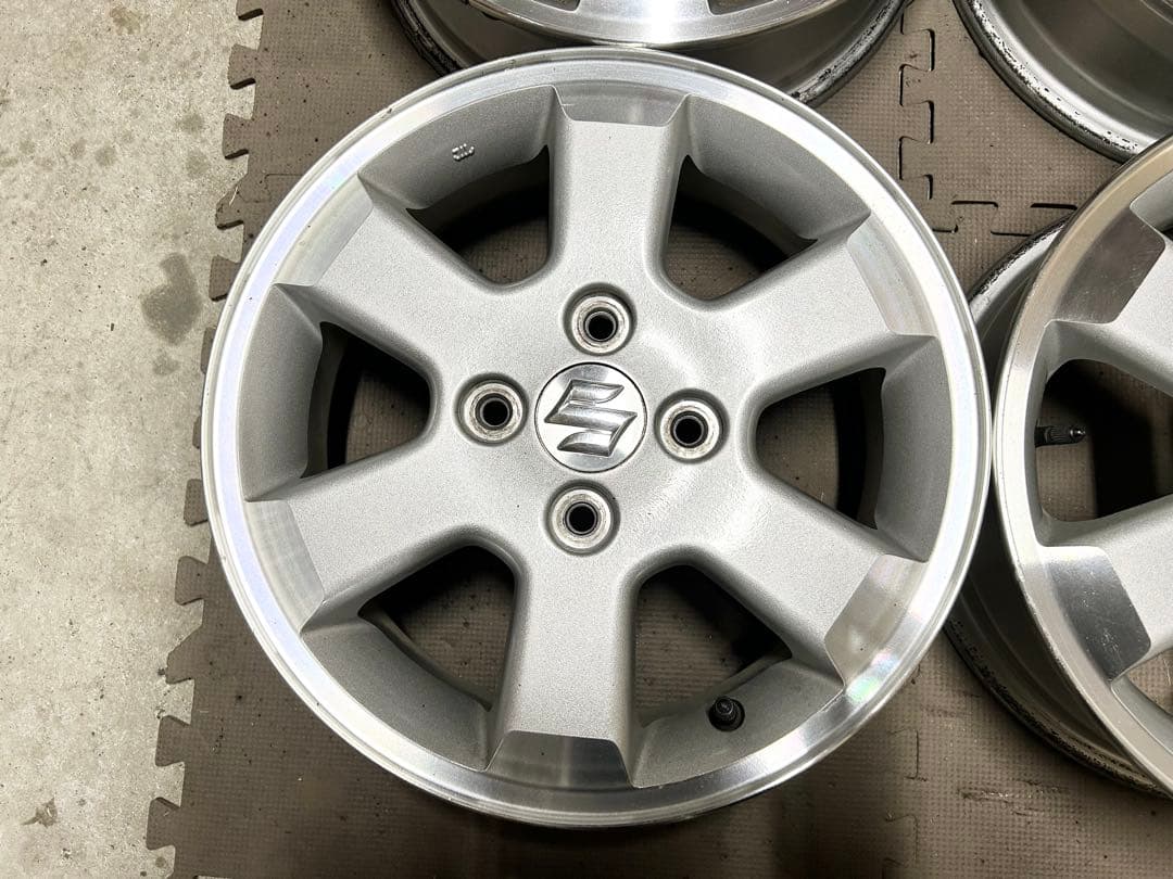 【美品！】エブリィワゴンPZターボスペシャル　純正アルミ14インチ　４本セット