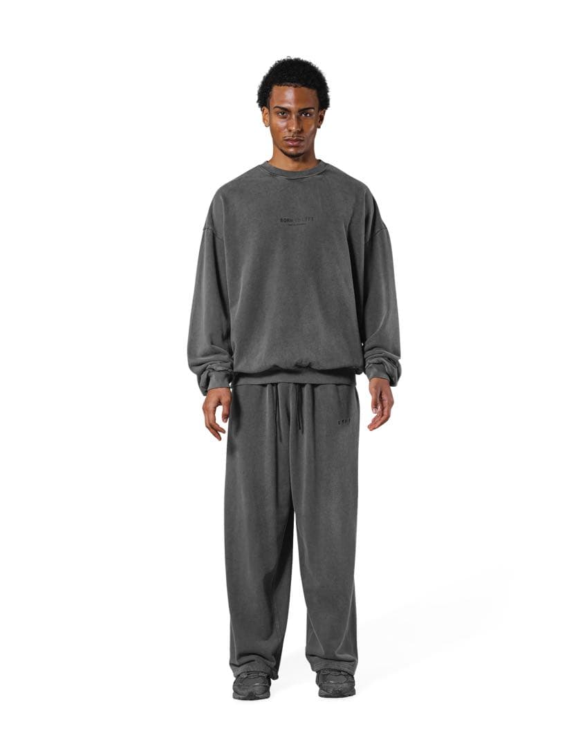 LYFT ダークグレー フリースパンツ