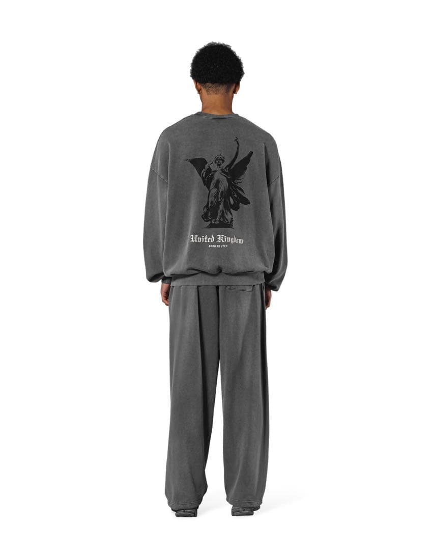 LYFT ダークグレー フリースパンツ