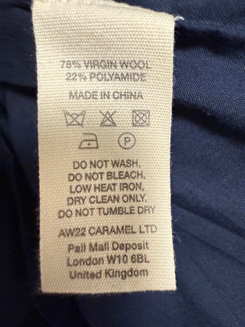 CARAMEL JUNIPER DRESS（NAVY）