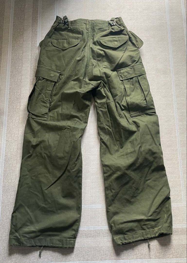 70s ミリタリー　アメリカ軍　M-65パンツ