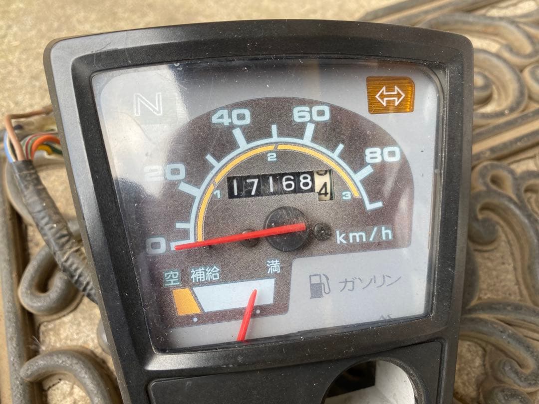 G989 スーパーカブ90カスタム C90 純正スピードメーター 80km/h