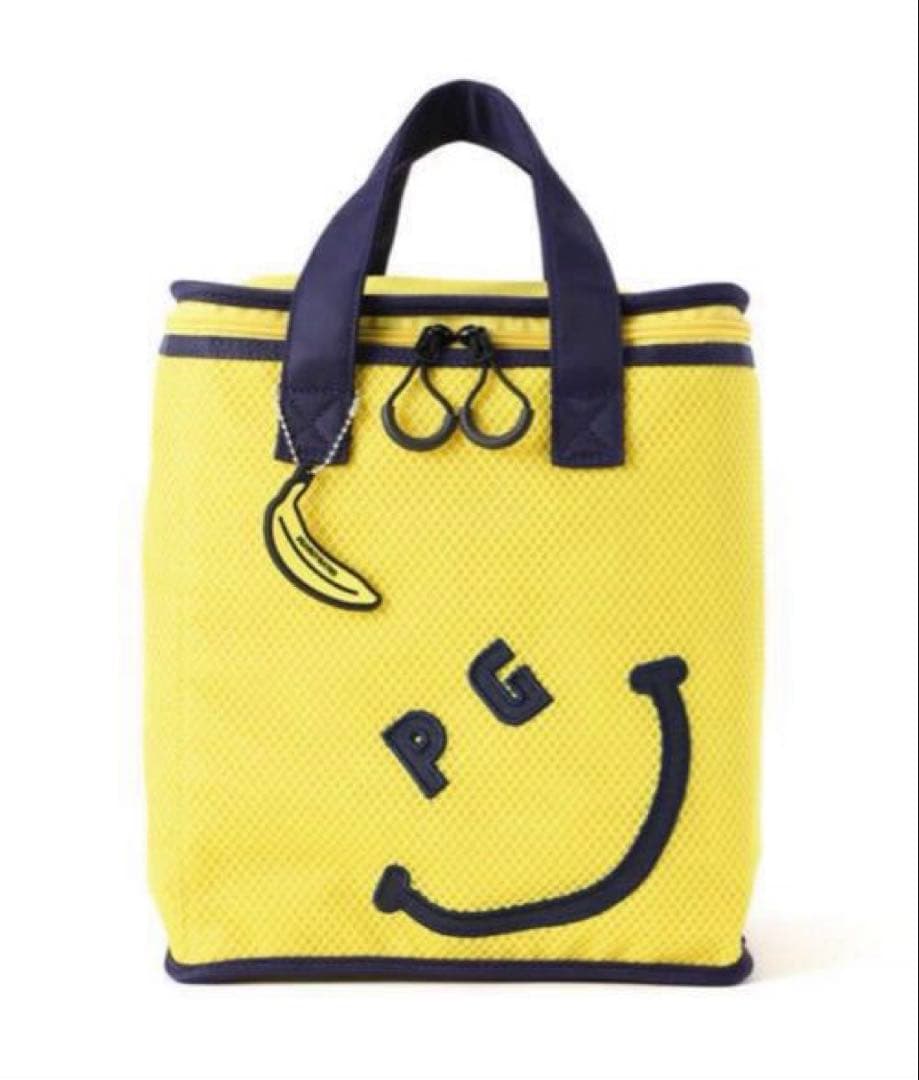 2025SS新品18700円　パーリーゲイツ　男女兼用縦型保冷バッグ イエロー