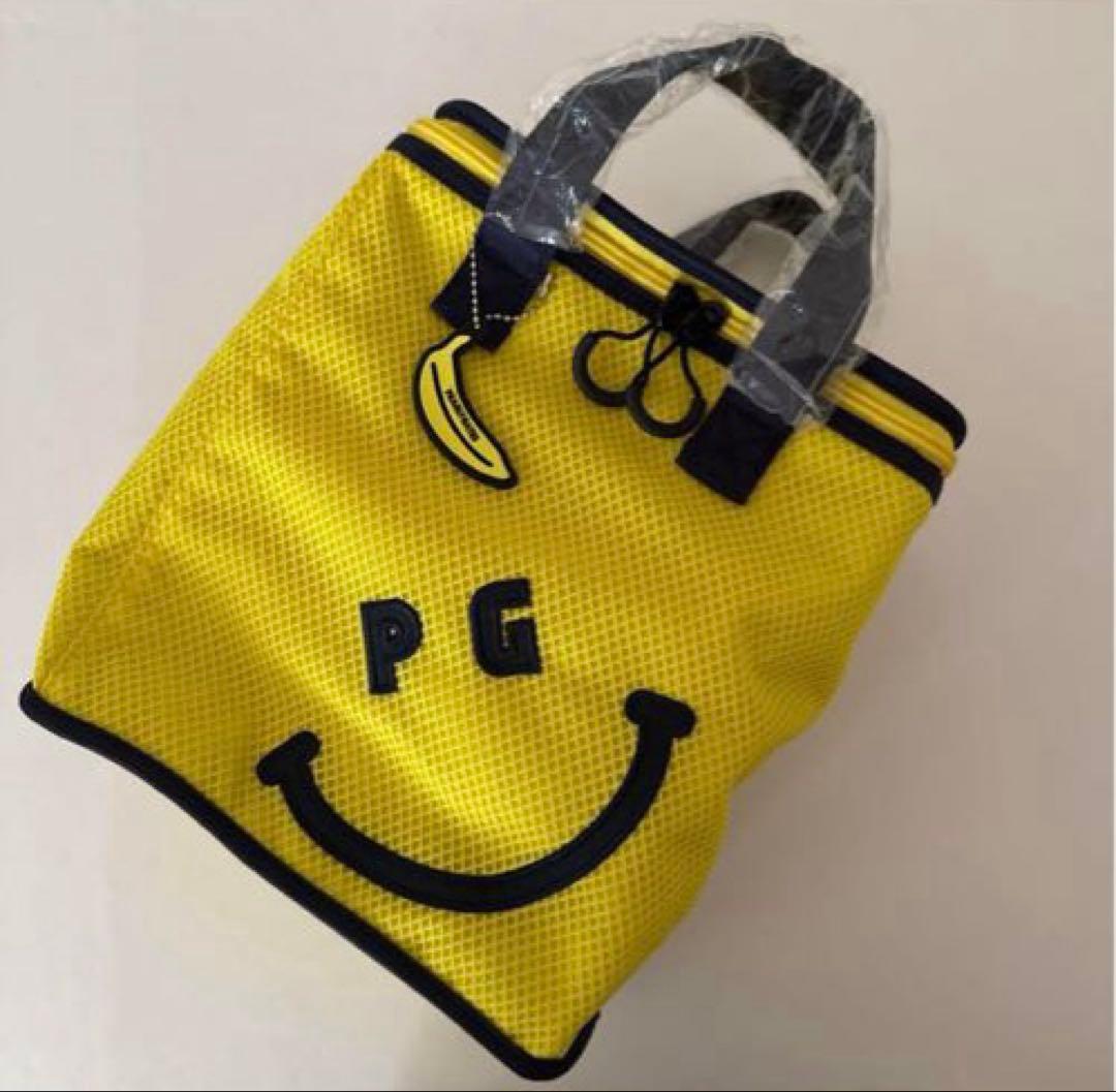 2025SS新品18700円　パーリーゲイツ　男女兼用縦型保冷バッグ イエロー