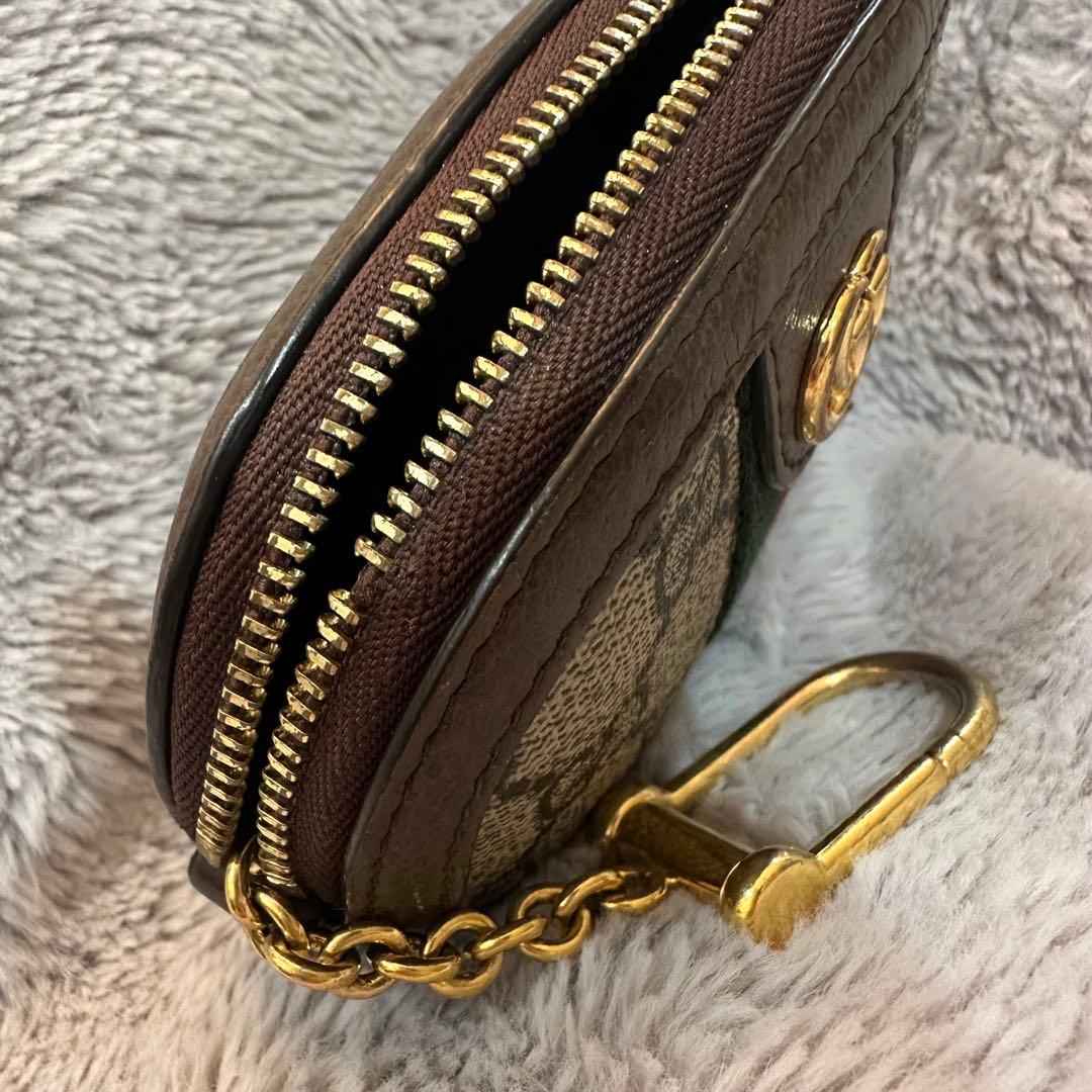 GUCCI GG キーポーチ ベージュ/ブラウン