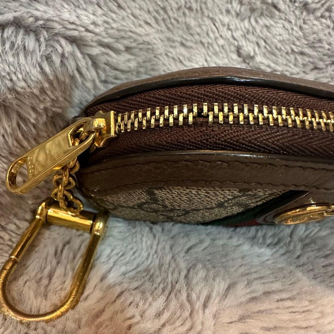 GUCCI GG キーポーチ ベージュ/ブラウン