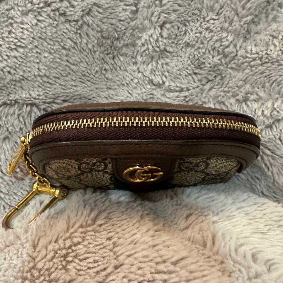 GUCCI GG キーポーチ ベージュ/ブラウン