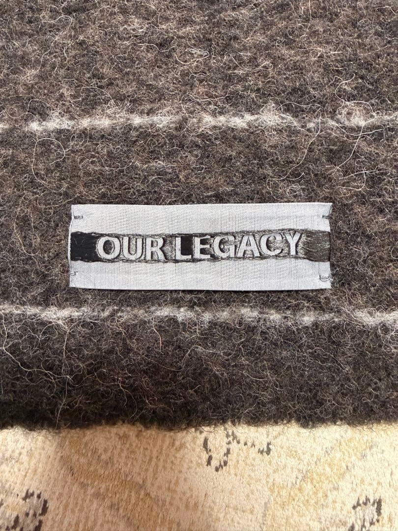 【OUR LEGACY】ESTATE SCARF / BROWN Check