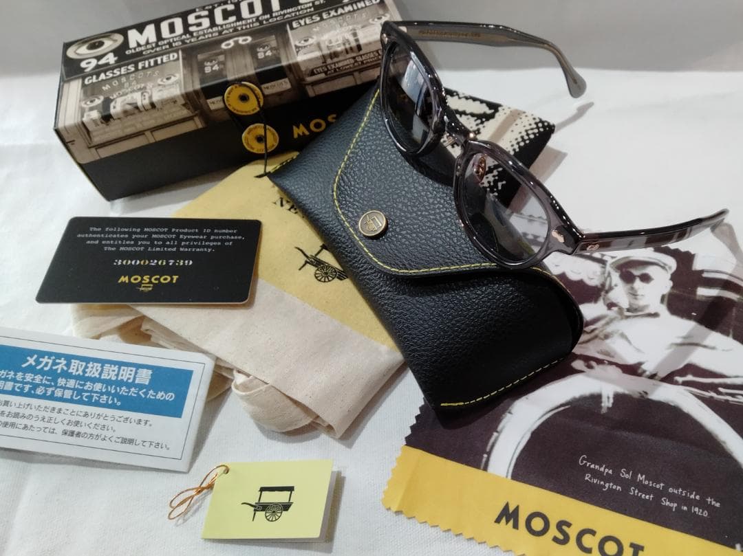 [正規店購入] MOSCOT レムトッシュ46㎜限定16th SMKGサングラス