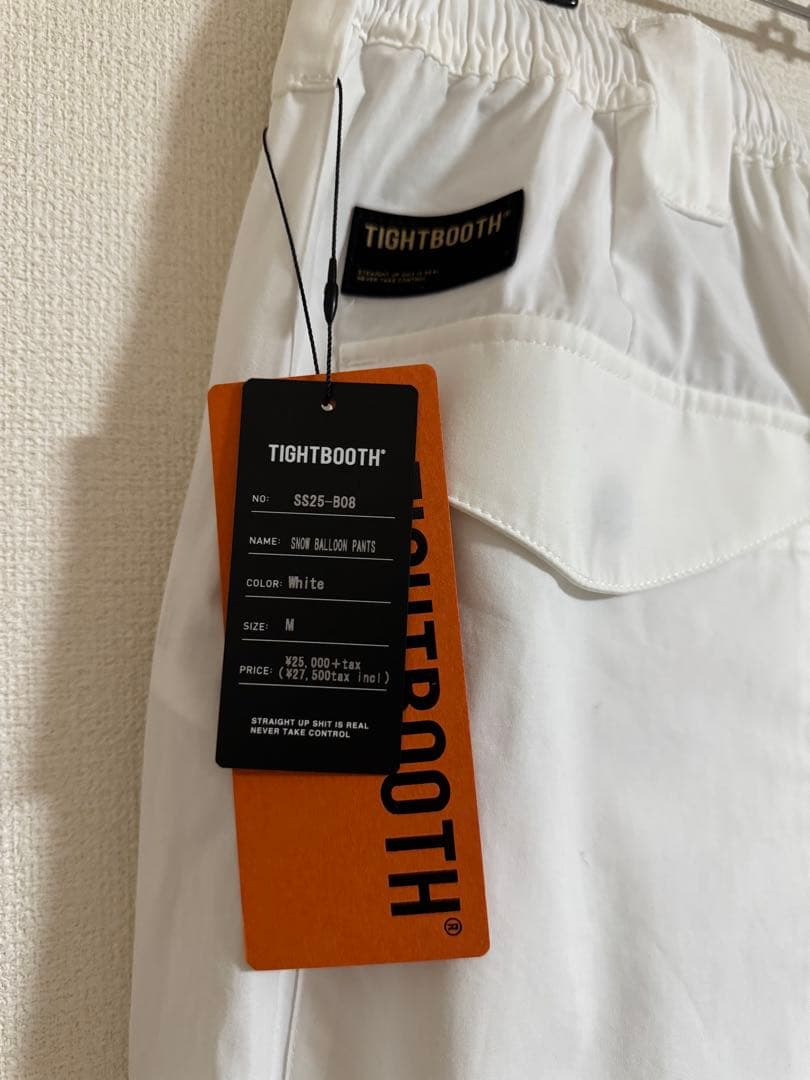 パンツ TIGHTBOOTH  BALLOON PANTS white