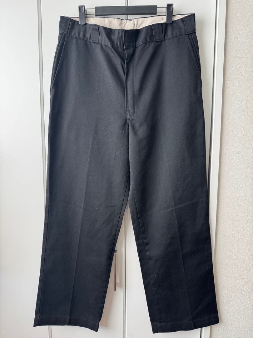 ディキーズ874Dickies黒BLACK USA製TALONファスナー