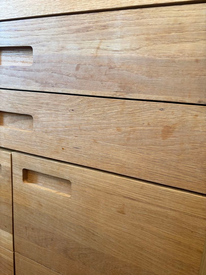 unico hutte ヒュッテ　カップボード　木製食器棚　キッチン収納