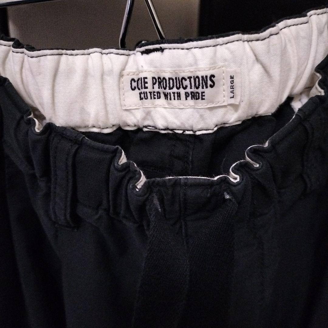 COOTIE PRODUCTIONS ブラックカーゴパンツ 　Lサイズ