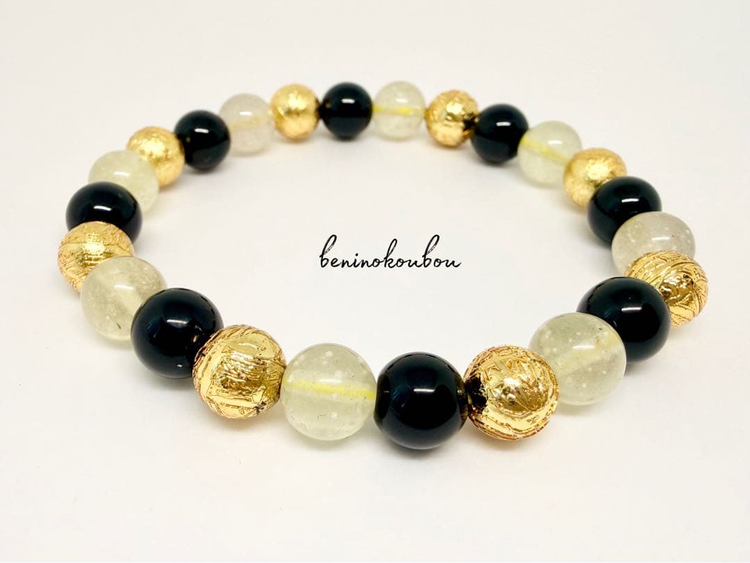 宇宙の導き⭐︎MIX隕石(アルタイ隕石+黒隕石+リビアングラス)8mmブレスレット