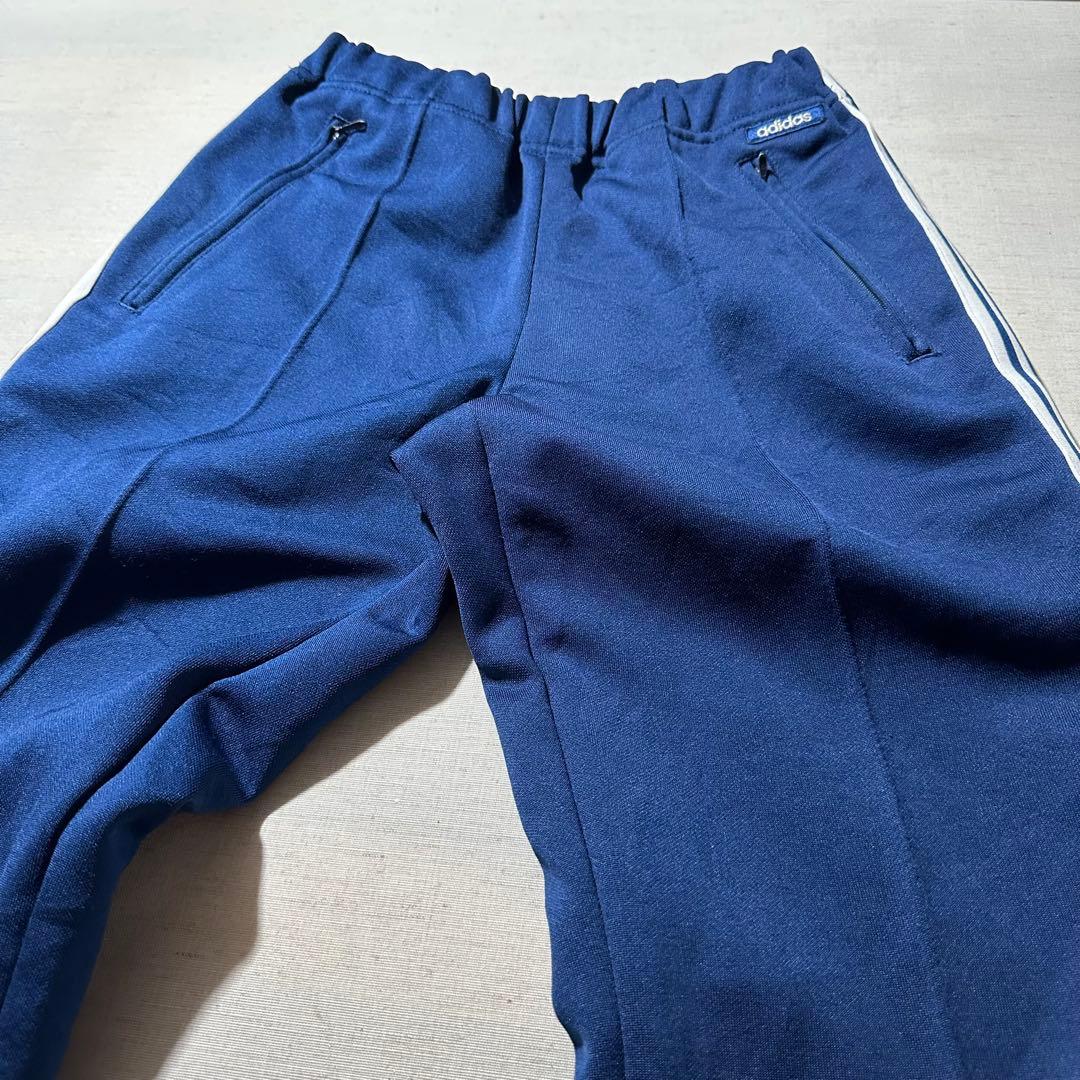 80s ビンテージ adidas トラックパンツ ジャージ デサント L