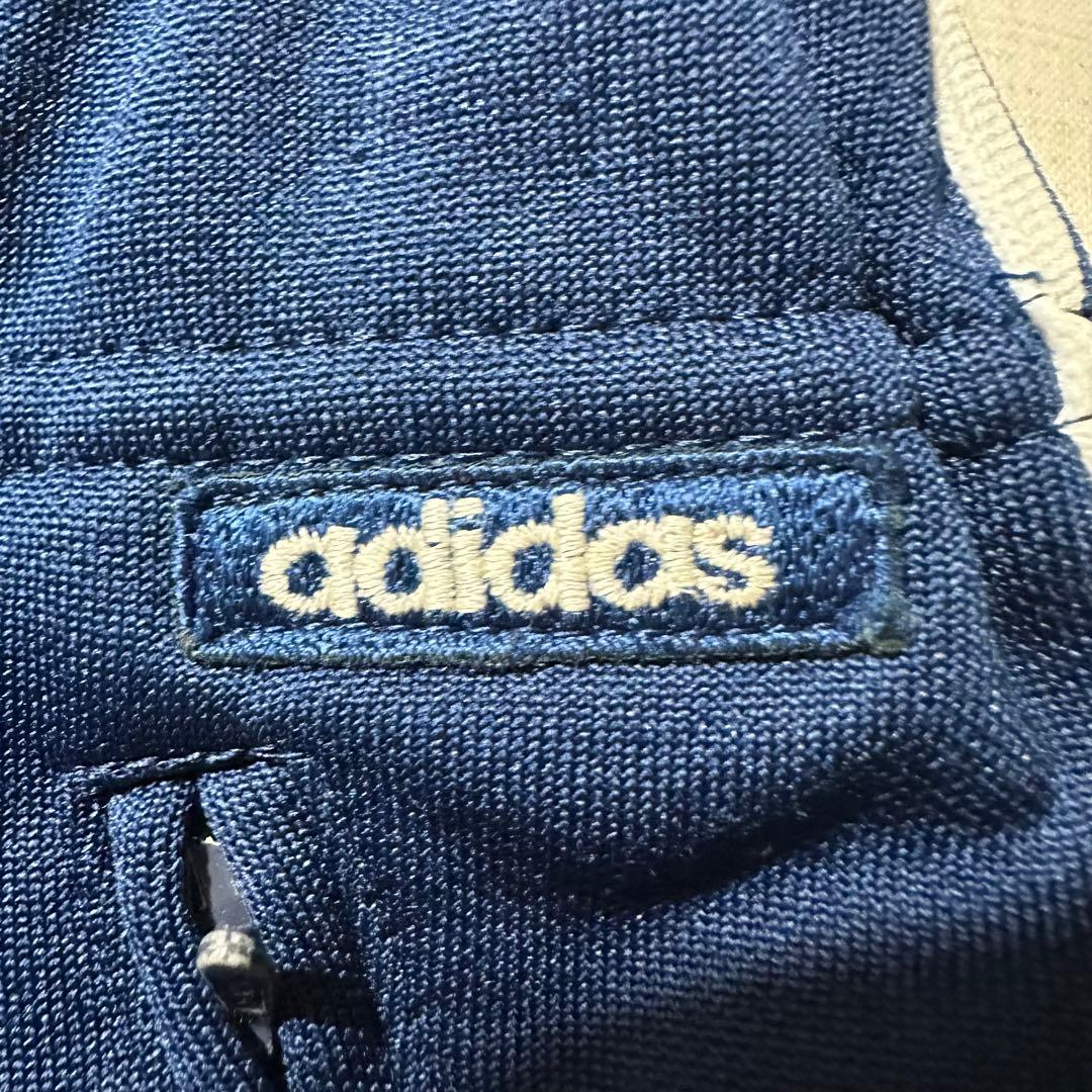 80s ビンテージ adidas トラックパンツ ジャージ デサント L