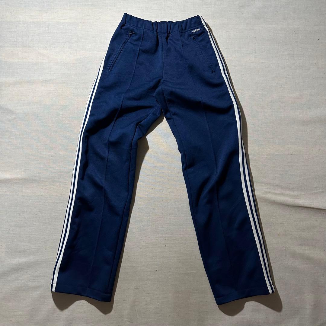 80s ビンテージ adidas トラックパンツ ジャージ デサント L