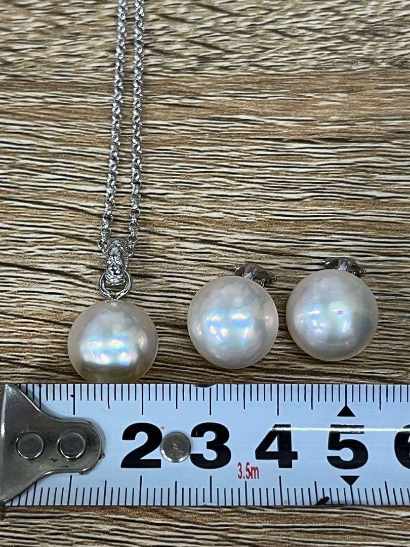 TASAKI 田崎真珠　マベパール ネックレス　イヤリング　セット