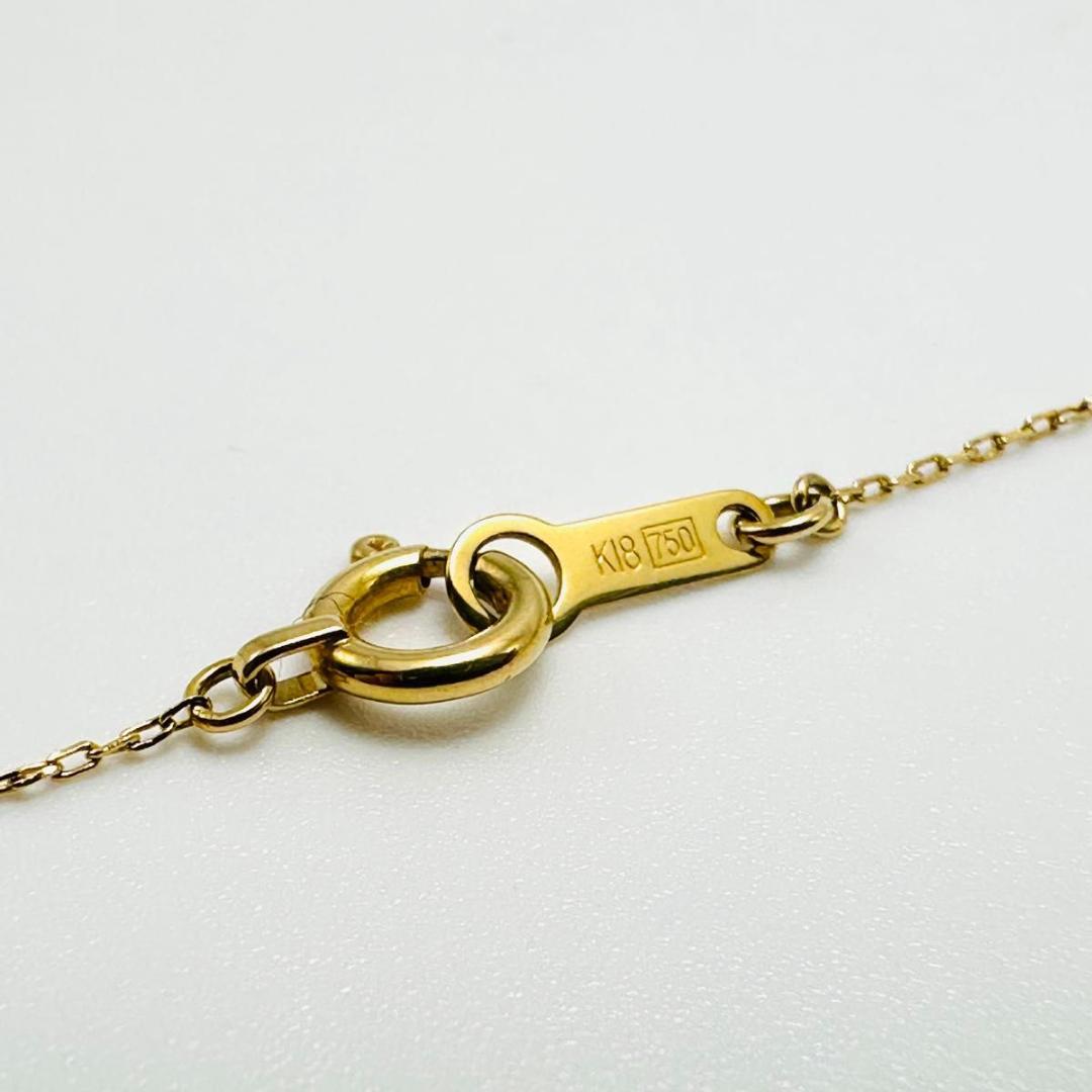 AHKAH ティア ネックレス　K18 ダイヤモンド　ゴールド　Au750