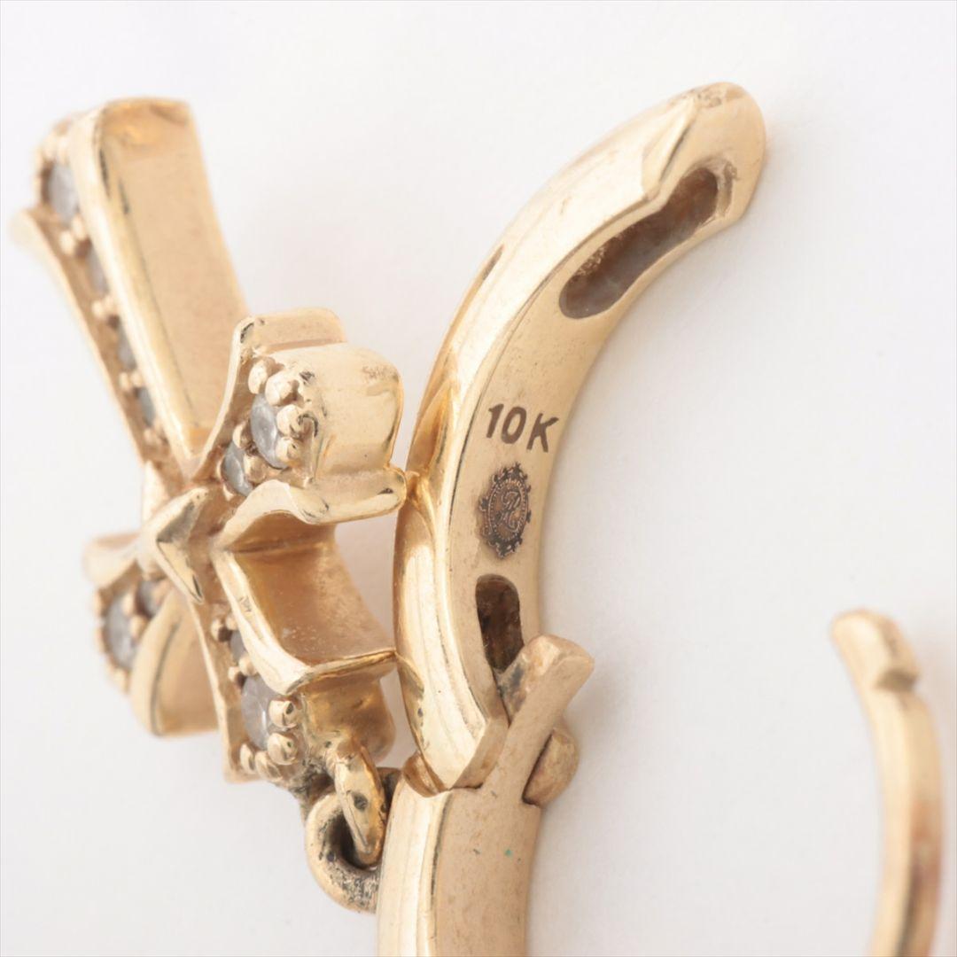 AVALANCHE クロスピアス アバランチ ピアス 片耳 10K 2.1g