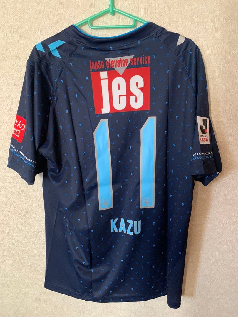 『限定ユニフォーム』横浜FC 三浦知良選手 ユニフォーム　ネイビー