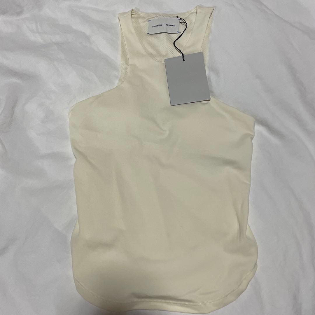 todayful×studio doe Cupin Tanktop エクリュ