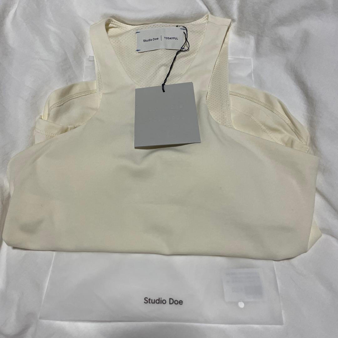 todayful×studio doe Cupin Tanktop エクリュ