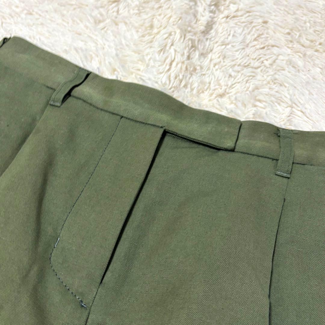 sacai サカイ プリーツ切替 キュロット風パンツ ドッキング プリーツ