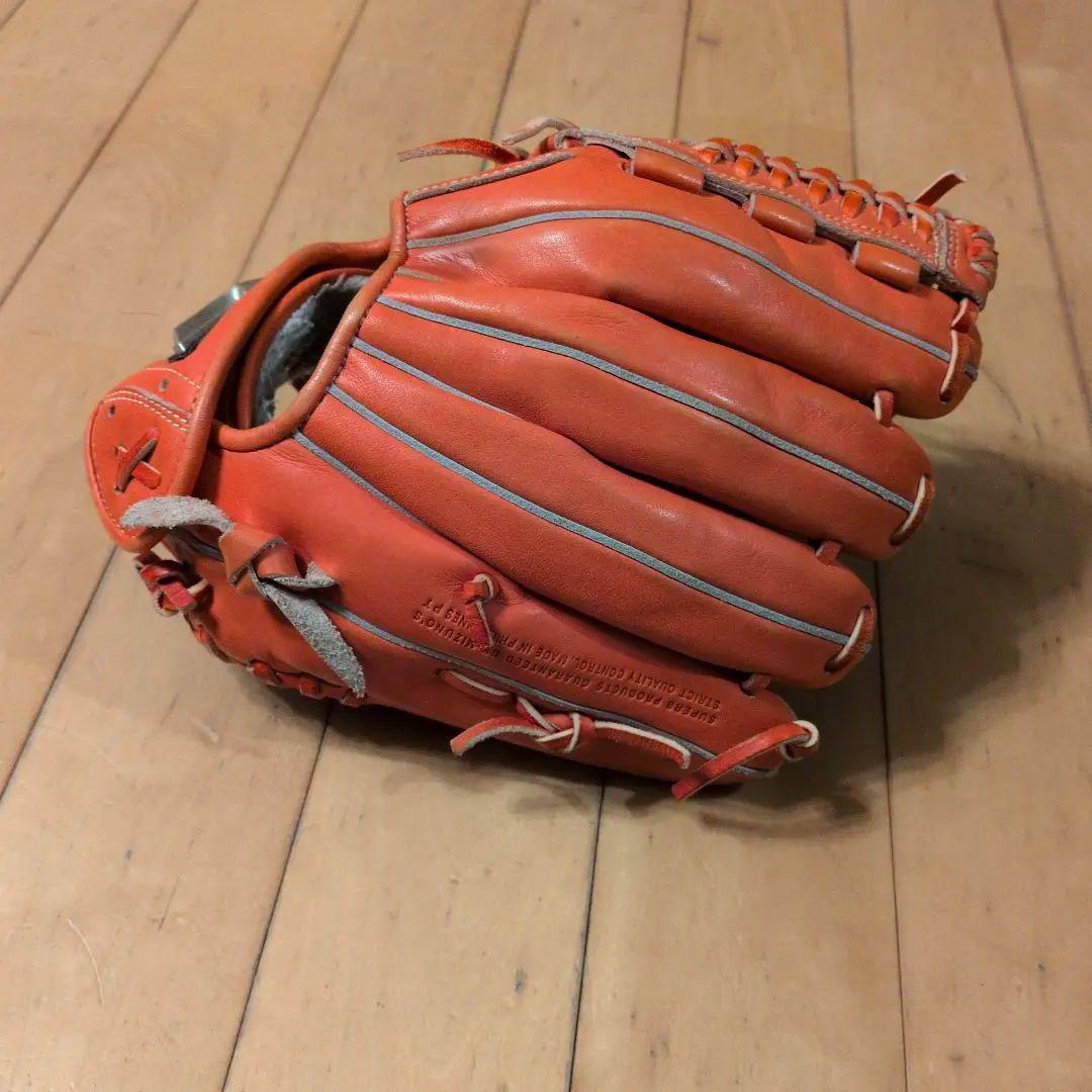 ミズノ　Global Elite 　一般用軟式グローブ 　オレンジ　左用