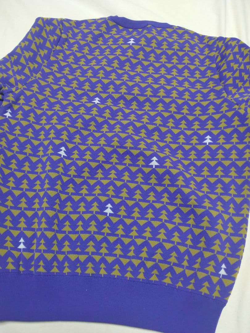 6サイズLL ジャックバニー ゴルフウェア 新品 メンズ ジャガード セーター