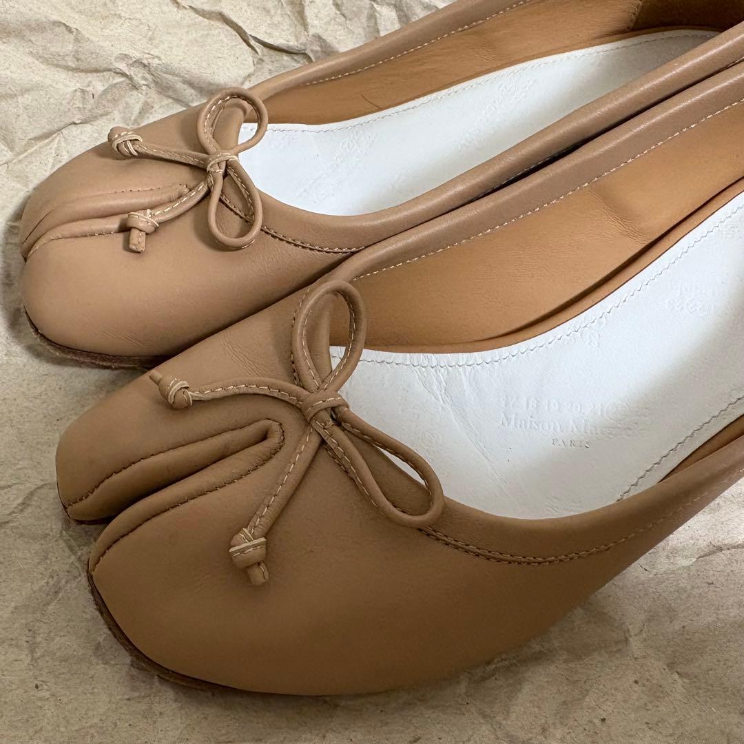 セール！メゾンマルジェラ　タビ　バレエシューズ　3cmヒール35　22.5 正規