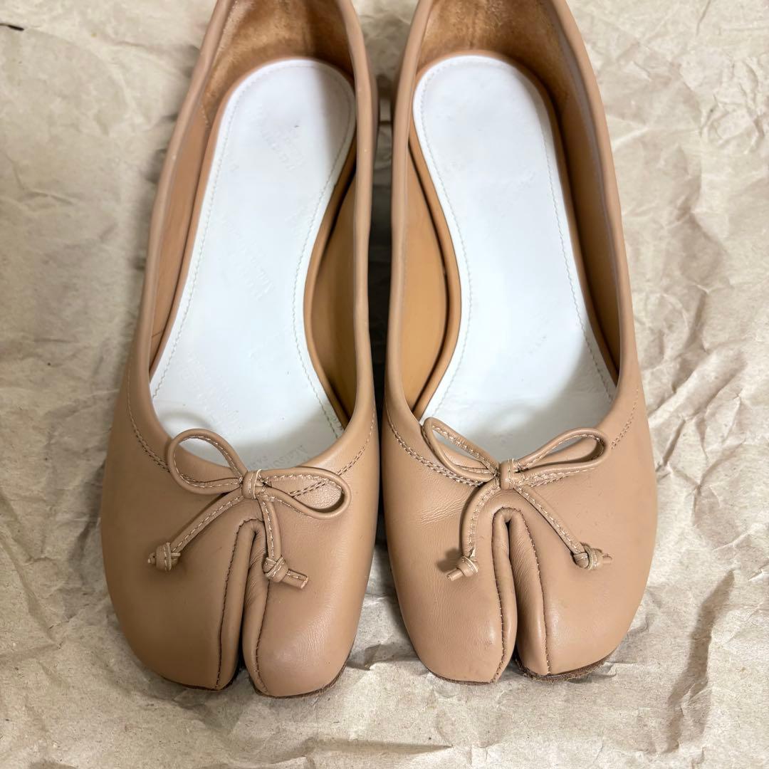 セール！メゾンマルジェラ　タビ　バレエシューズ　3cmヒール35　22.5 正規