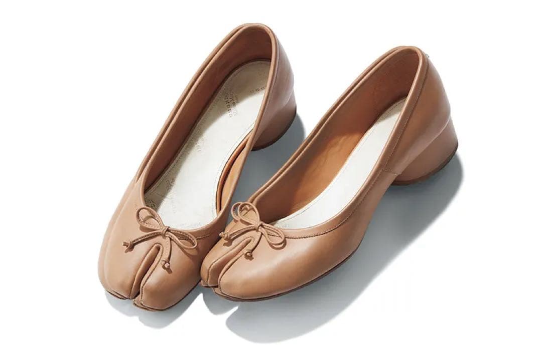 セール！メゾンマルジェラ　タビ　バレエシューズ　3cmヒール35　22.5 正規