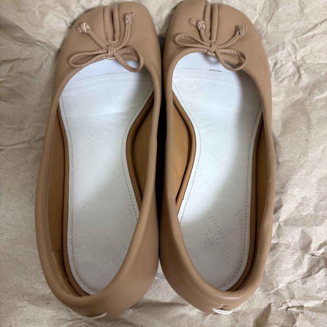 セール！メゾンマルジェラ　タビ　バレエシューズ　3cmヒール35　22.5 正規