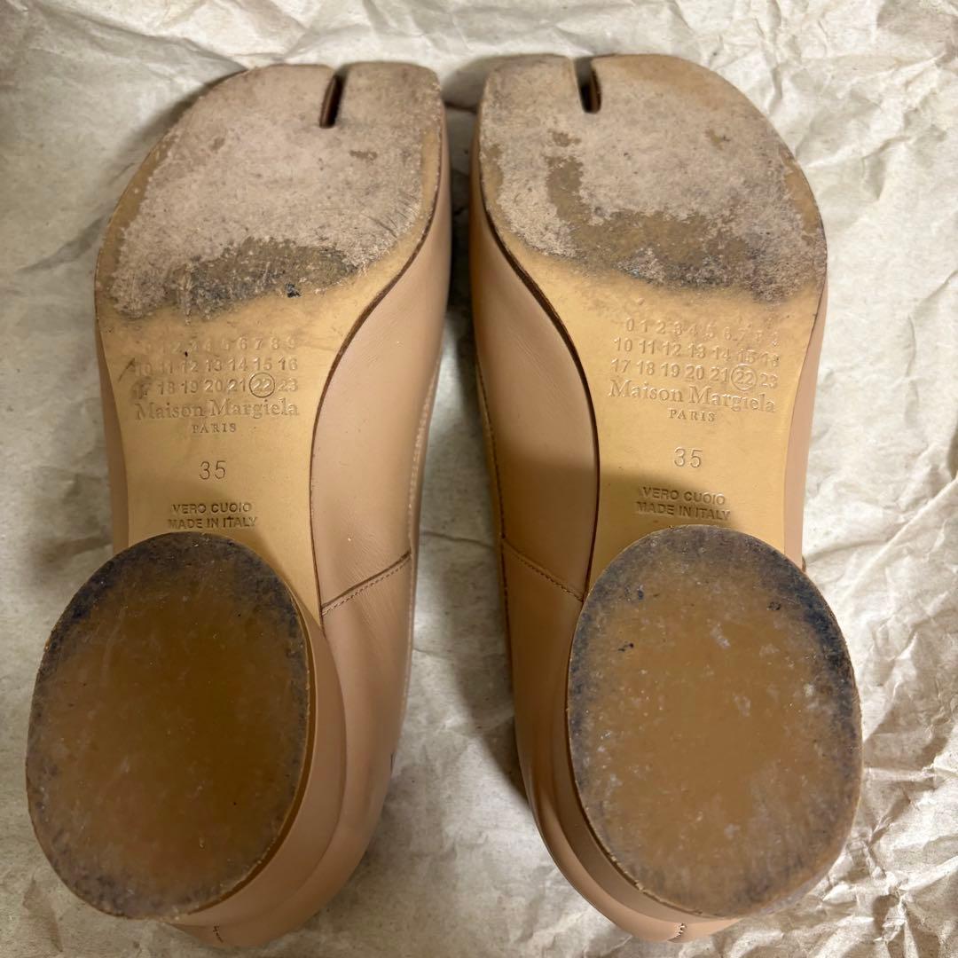 セール！メゾンマルジェラ　タビ　バレエシューズ　3cmヒール35　22.5 正規