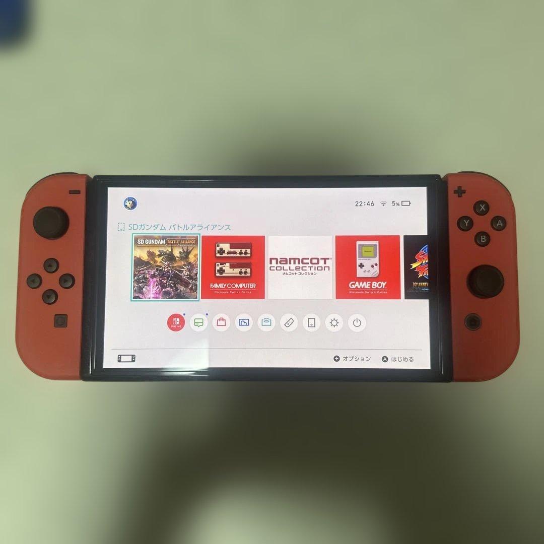 Nintendo Switch　有機EL モデル本体キット　マリオレッド