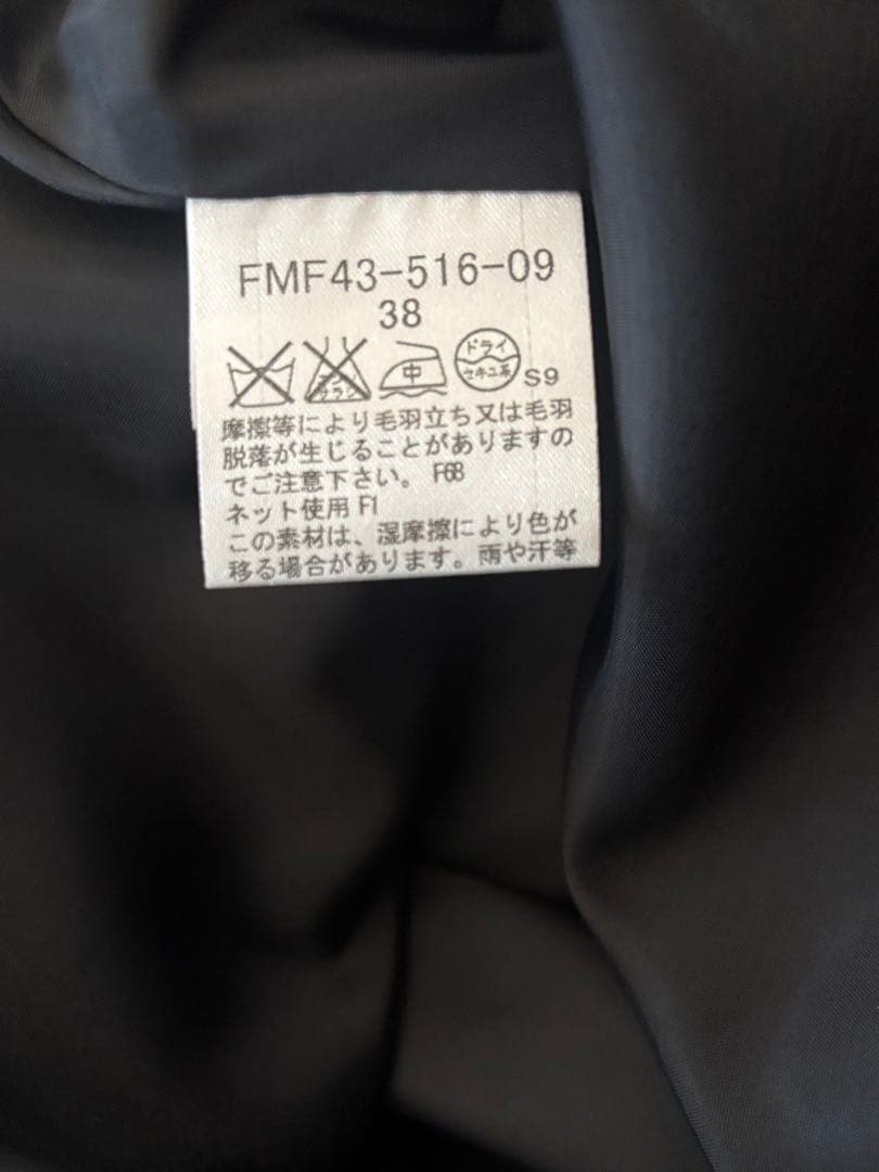 バーバリーブルーレーベル　チェック柄　ウール　ワンピース 38