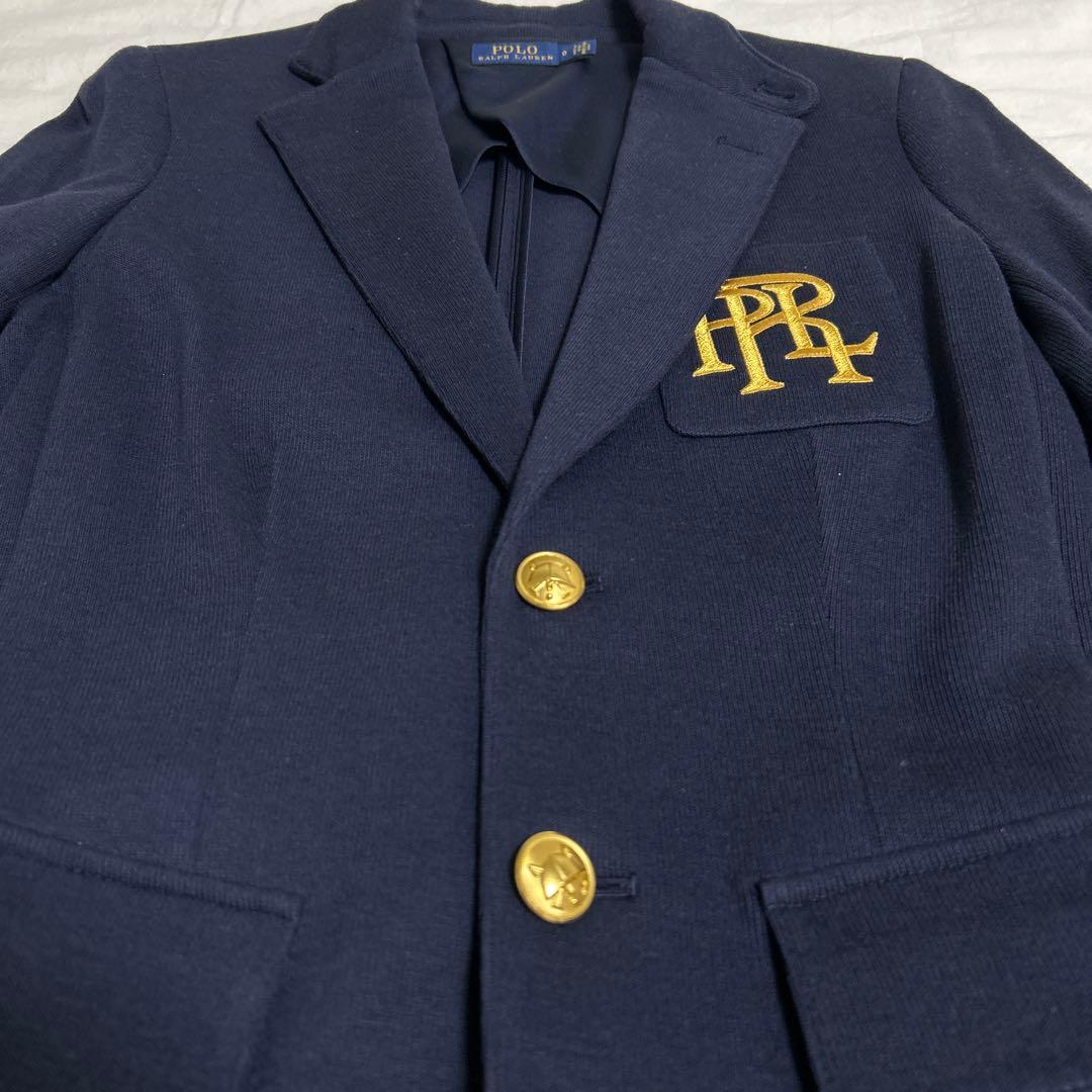 ポロラルフローレン レディース ブレザー ジャケット 紺ブレ 金ボタン