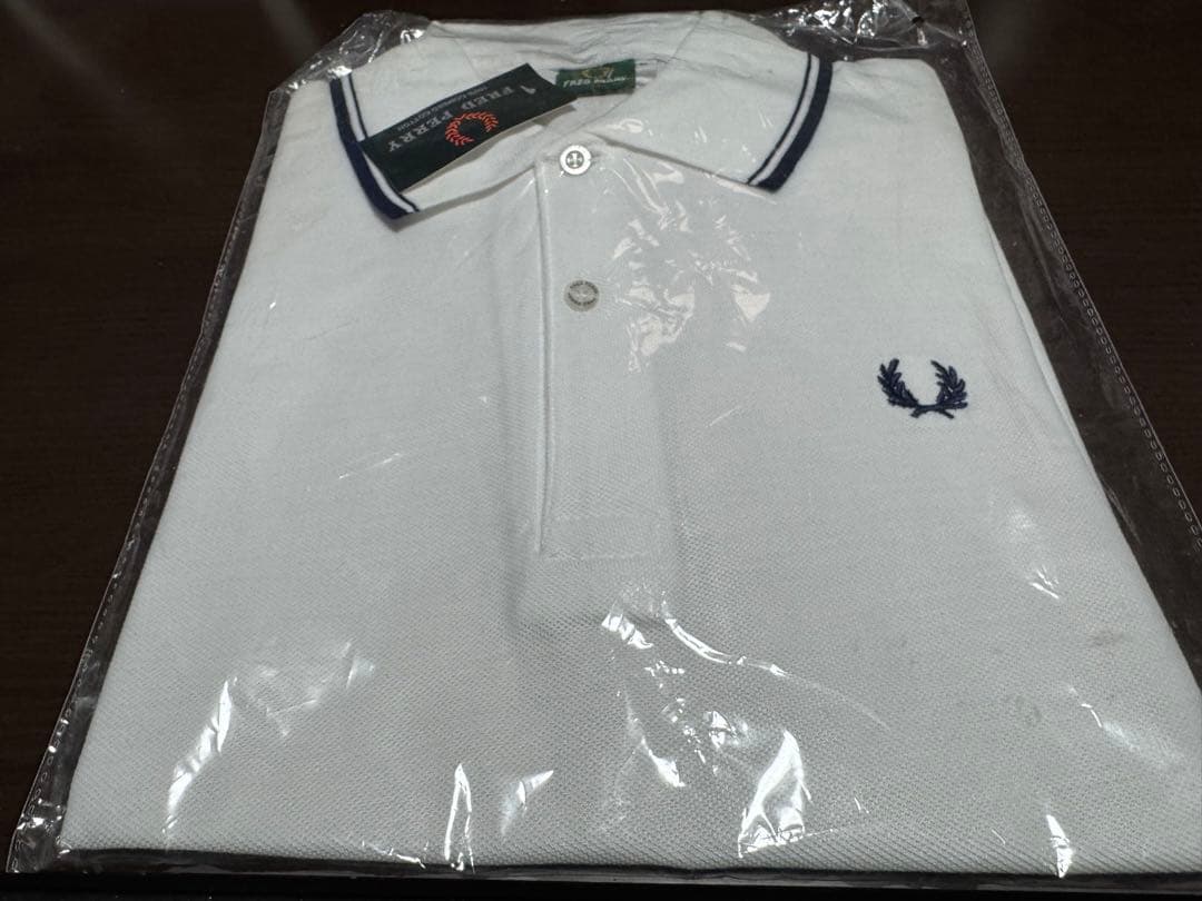 フレッドペリー ポロシャツ ホワイト L