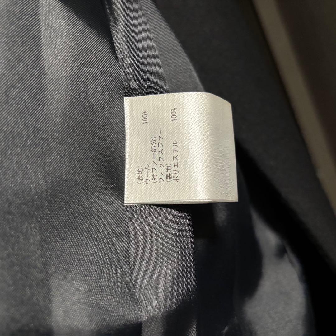 美品！ダイアグラム グレースコンチネンタル ウールロングコート ウール100%