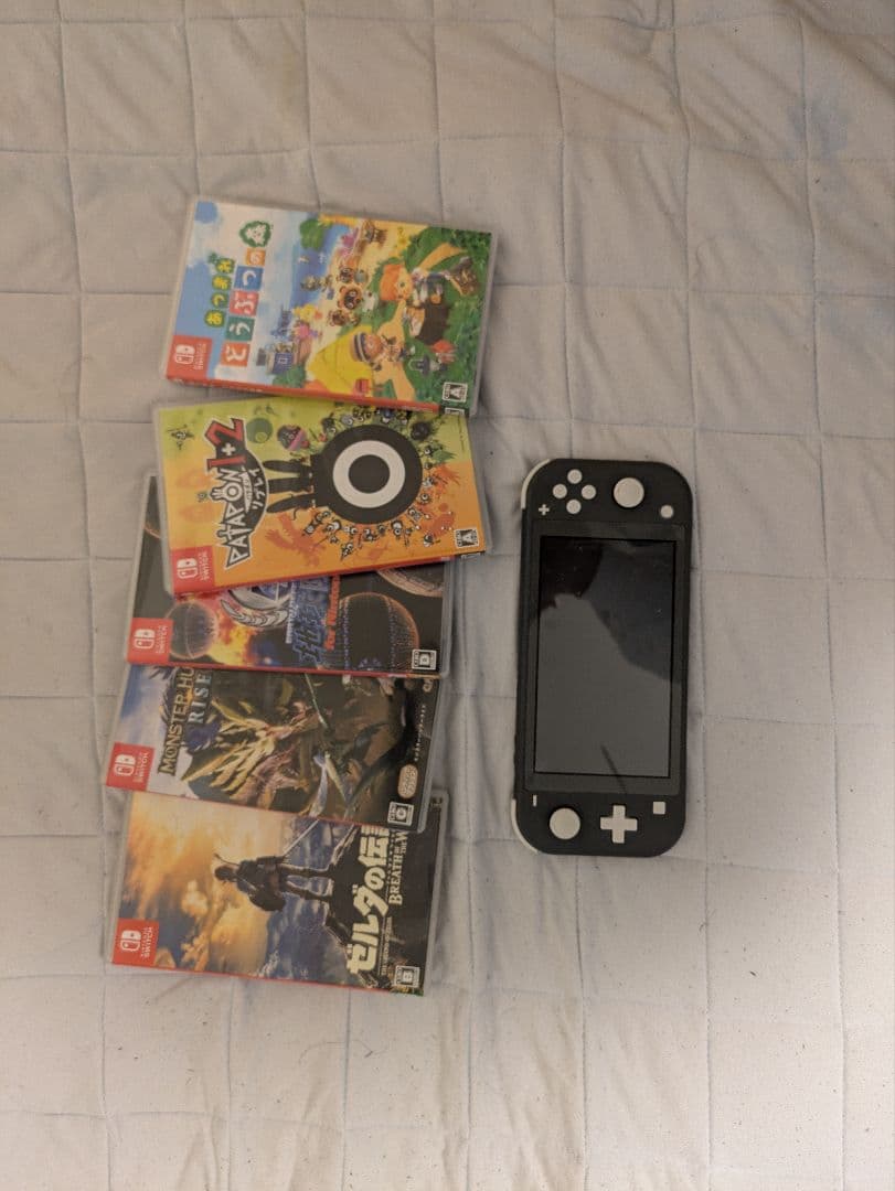 Nintendo Switch Lite グレー + ゲーム4本