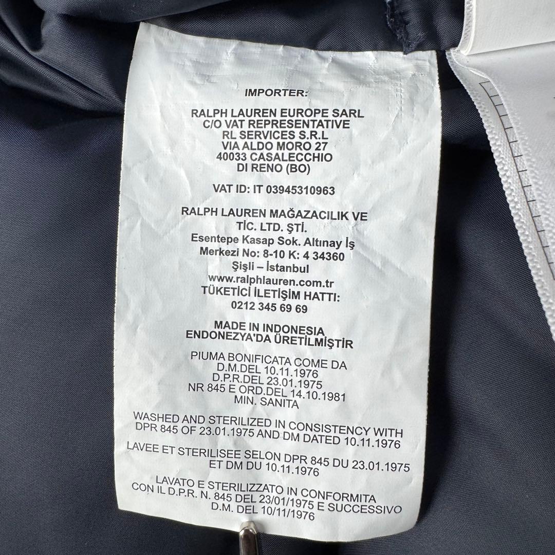 【未使用級】現行タグ 2WAY POLO RALPH LAUREN ダウンベスト